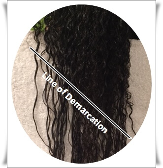 Line of Demarcation on hair