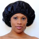 Wrap-satin-bonnet-black