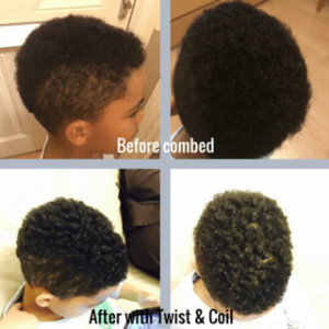 Before and After Twist & Coil