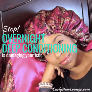 Stop Overnight Deep Conditioning Is Damaging Your Hair