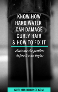 hard water and hair