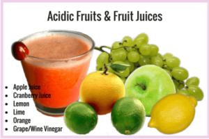 Acidic Fruits & Fruit Juices