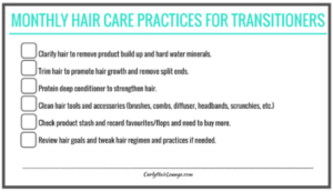 Monthly Hair Care Practices_Checklist