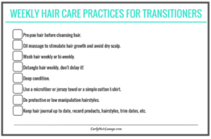Weekly Hair Care Practices_Checklist