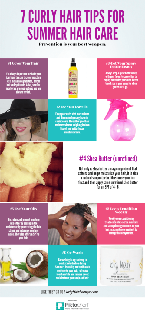 7 Curly Hair Tips For Summer Hair Care