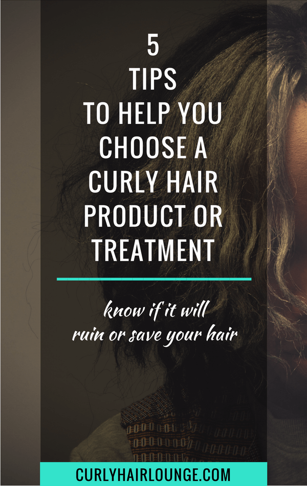 5 Tips To Help You Choose A Curly Hair Product Or Treatment