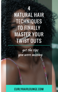 4 Natural Hair Techniques To Finally Master Your Twist Outs