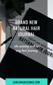 Brand New Natural Hair Journal
