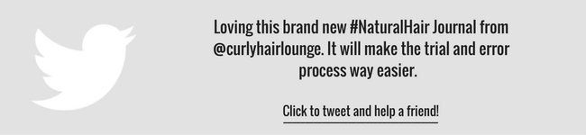 Curly Hair Lounge Natural Hair Journal
