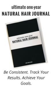 ultimate one-year Natural Hair Journal