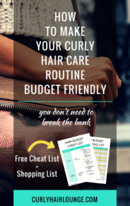 How To Make Your Curly Hair Care Routine Budget Friendly