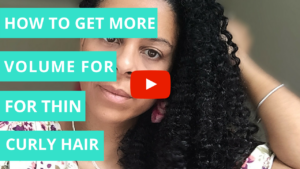 Get More Volume For Your Thin Curly Hair