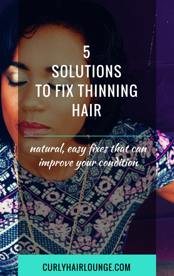 5 Solutions To Fix Thinning Hair